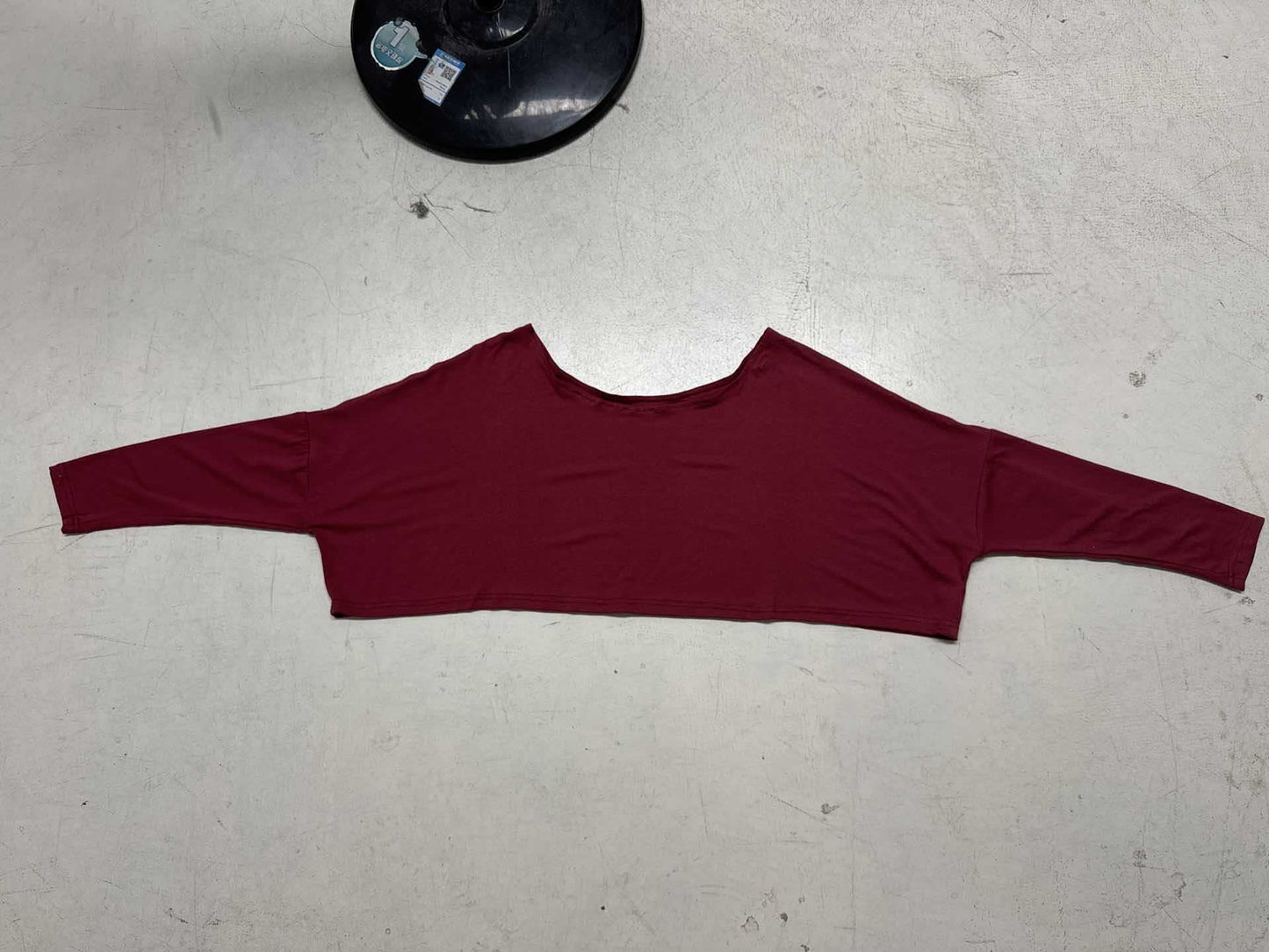 INS Street Style Lazy Off-Shoulder Loose Simple Casual Long Sleeve Sweatshirt Spicy Girl Crop Top Slimming Top