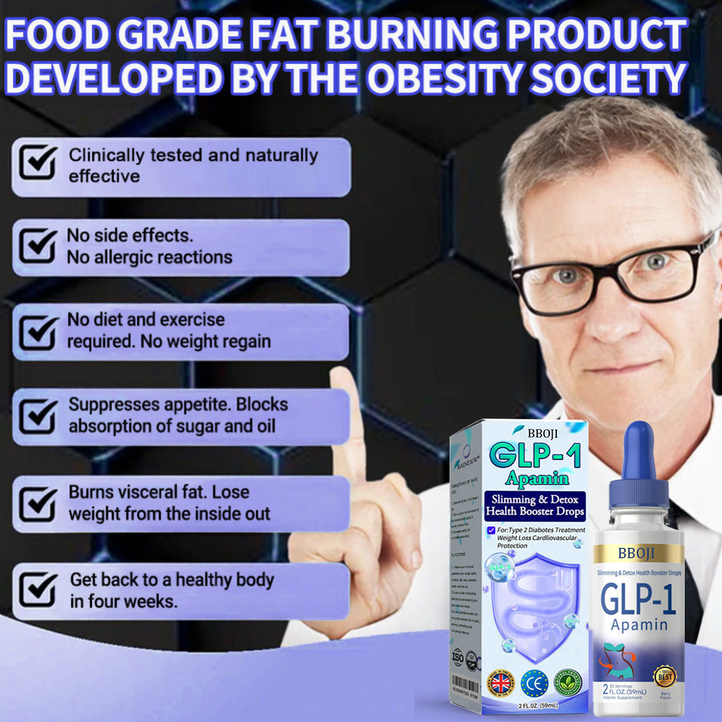 BBOJI  GLP-1 Apamin Slimming & Detox Health Booster Drops💎(𝐅𝐨𝐨𝐝-𝐠𝐫𝐚𝐝𝐞 𝐟𝐚𝐭 𝐛𝐮𝐫𝐧𝐞𝐫 - 𝐃𝐞𝐯𝐞𝐥𝐨𝐩𝐞𝐝 𝐛𝐲 𝐓𝐡𝐞 𝐨𝐛𝐞𝐬𝐢𝐭𝐲 𝐬𝐨𝐜𝐢𝐞𝐭𝐲)💎