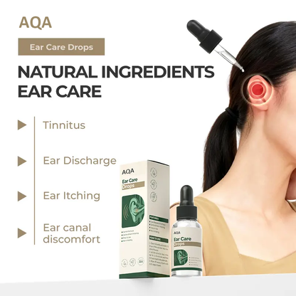 AQA™Meniere's Syndrome Ear Care – Contains Magnolia Biondii Bud & Carthamus Tinctorius Flower Extract to Relieve Tinnitus & Hearing Loss