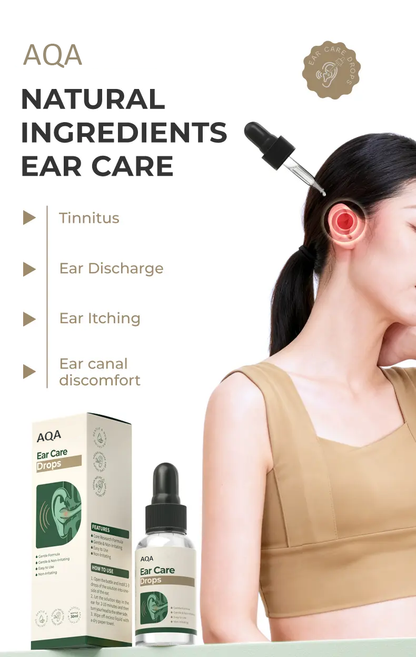 AQA™Meniere's Syndrome Ear Care – Contains Magnolia Biondii Bud & Carthamus Tinctorius Flower Extract to Relieve Tinnitus & Hearing Loss